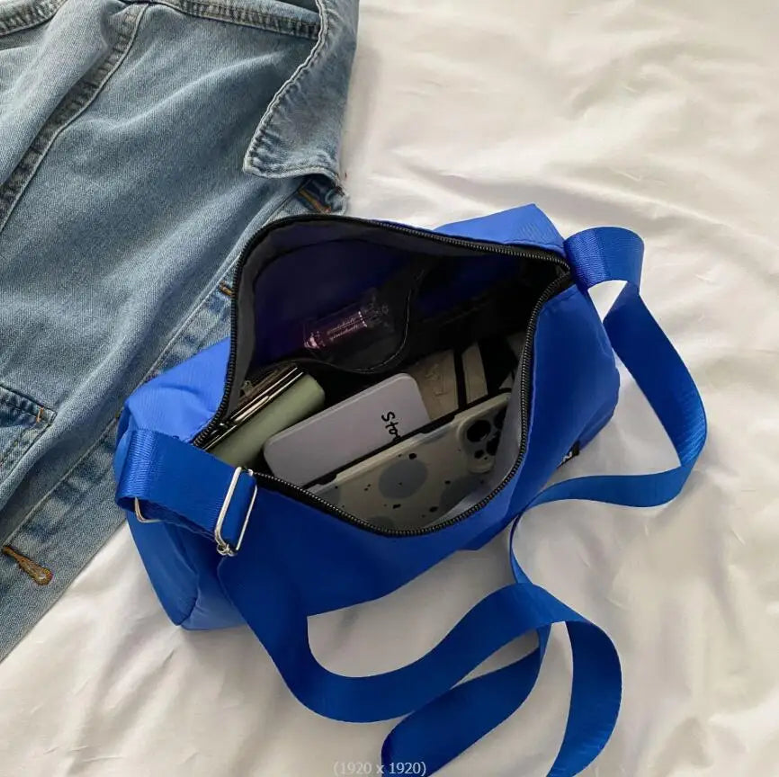 Women Messenger Bag Fitness Casual Shoulder Solid Light Handbags