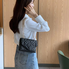 Women Chain Crossbody Bag Square Small Messenger Shoulder Mini Bag