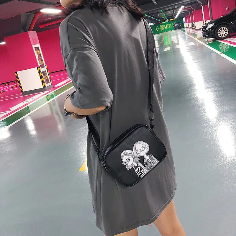Japanese Student Shoulder Bag Crossbody Phone Bag Handbag