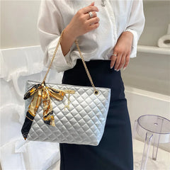 Embroidered Chain Bag Large-capacity Messenger Tote Bag