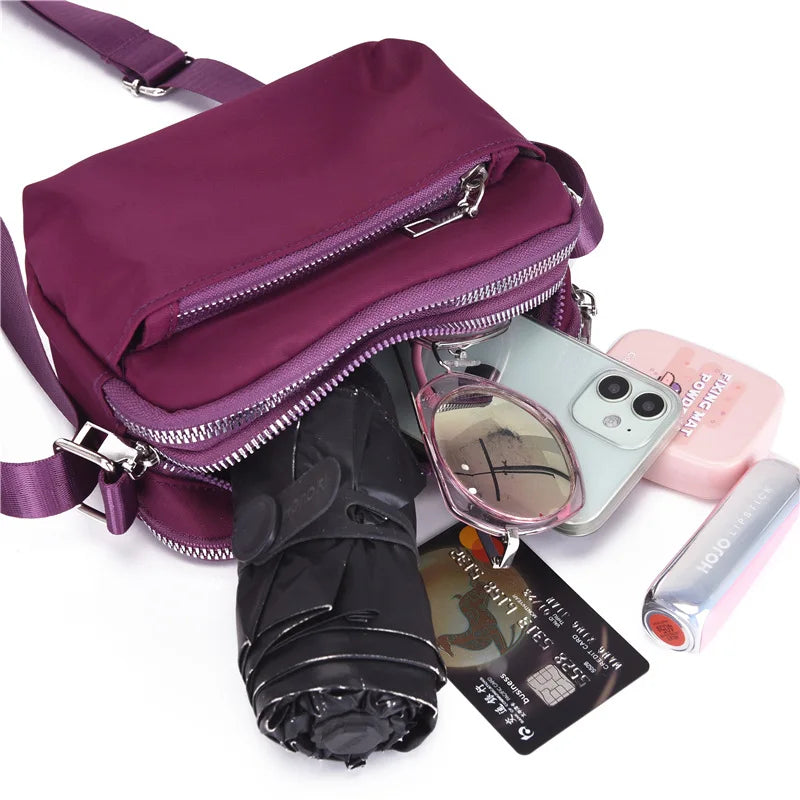 Women Crossbody Bag Oxford Cloth Causal Shoulder Small Bag