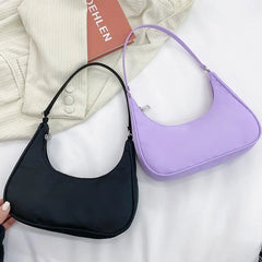 Nylon Shoulder Purse Small Handbags Canvas Clutch Women Hobos