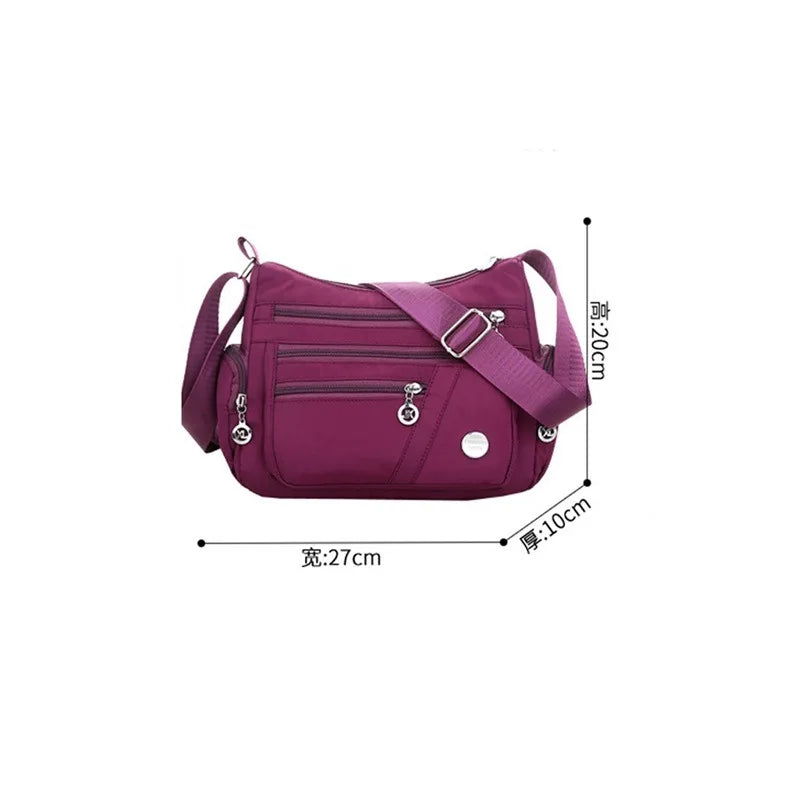 Women Bag Nylon Waterproof Messenger Bags For Lady Crossbody Shoulder Bag