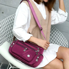 Women Bag Nylon Waterproof Messenger Bags For Lady Crossbody Shoulder Bag