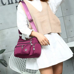 Women Bag Nylon Waterproof Messenger Bags For Lady Crossbody Shoulder Bag