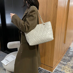 Large-capacity PU Leather Women's Shoulder Bag