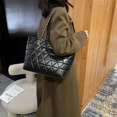 Large-capacity PU Leather Women's Shoulder Bag