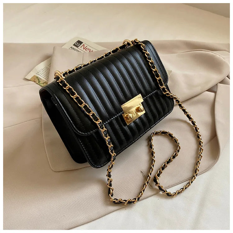 Women Rhombic Chain Shoulder Messenger Crossbody Small Bag