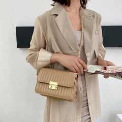 Women Rhombic Chain Shoulder Messenger Crossbody Small Bag