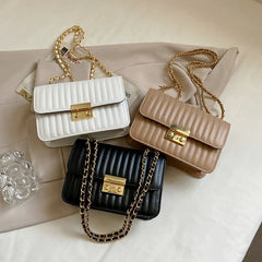 Women Rhombic Chain Shoulder Messenger Crossbody Small Bag