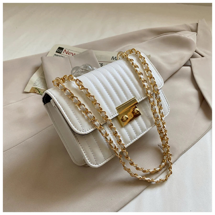 Women Rhombic Chain Shoulder Messenger Crossbody Small Bag