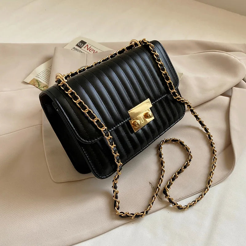 Women Rhombic Chain Shoulder Messenger Crossbody Small Bag