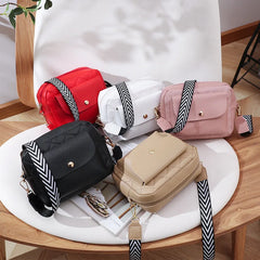 Women Small Square Bag Rhombus Shoulder Messenger Crossbody Handbag