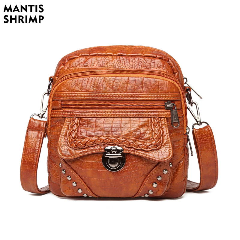 Soft Pu Leather Shoulder Bag Women Cross-body Messenger Bags