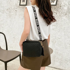 Women Tassel Shoulder Crossbody Bag Casual Small Messenger Purse Clutch Bag