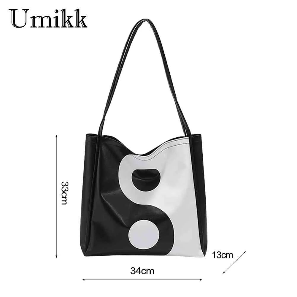 Vintage Tai Chi PU Leather Shoulder Bag Top-Handle Handbags