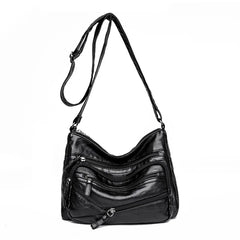 Women Bags Shoulder Bags Vintage Hobo Bag Soft PU Leather Crossbody Handbag