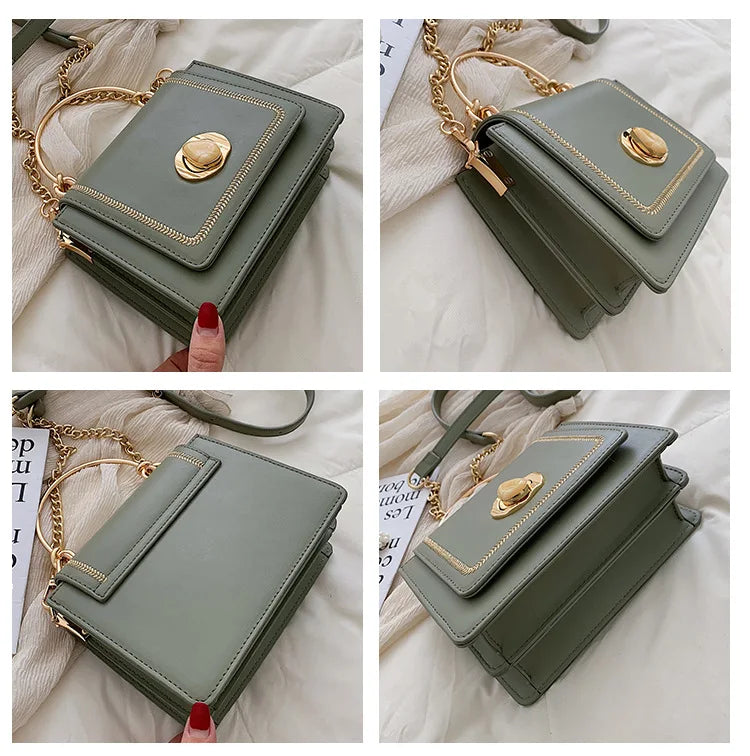 Women Bags PU Leather Handbags Ladies Messenger Crossbody Bag