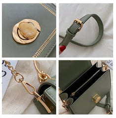 Women Bags PU Leather Handbags Ladies Messenger Crossbody Bag