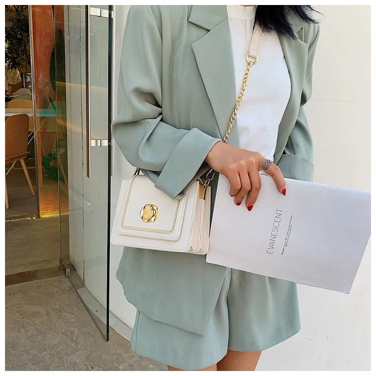 Women Bags PU Leather Handbags Ladies Messenger Crossbody Bag