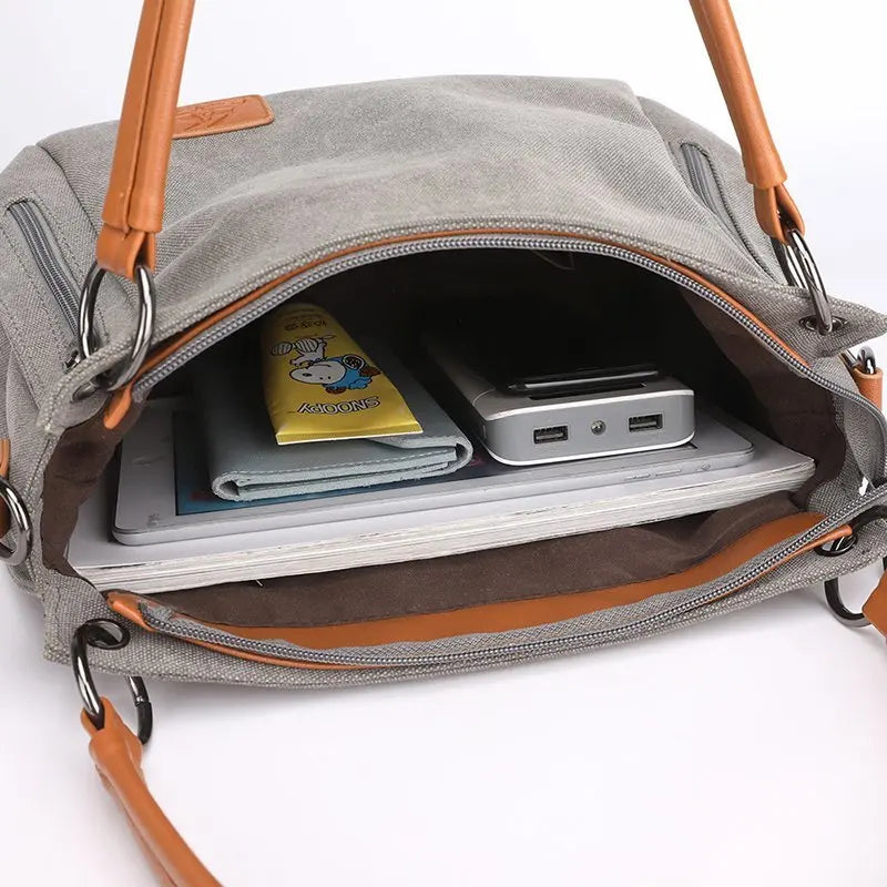 Crossbody Shoulder Bag for Women Canvas Handbag