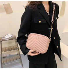 High Leather Messenger Bags Casual Ladies Shoulder Bags Mobile Phone Bags