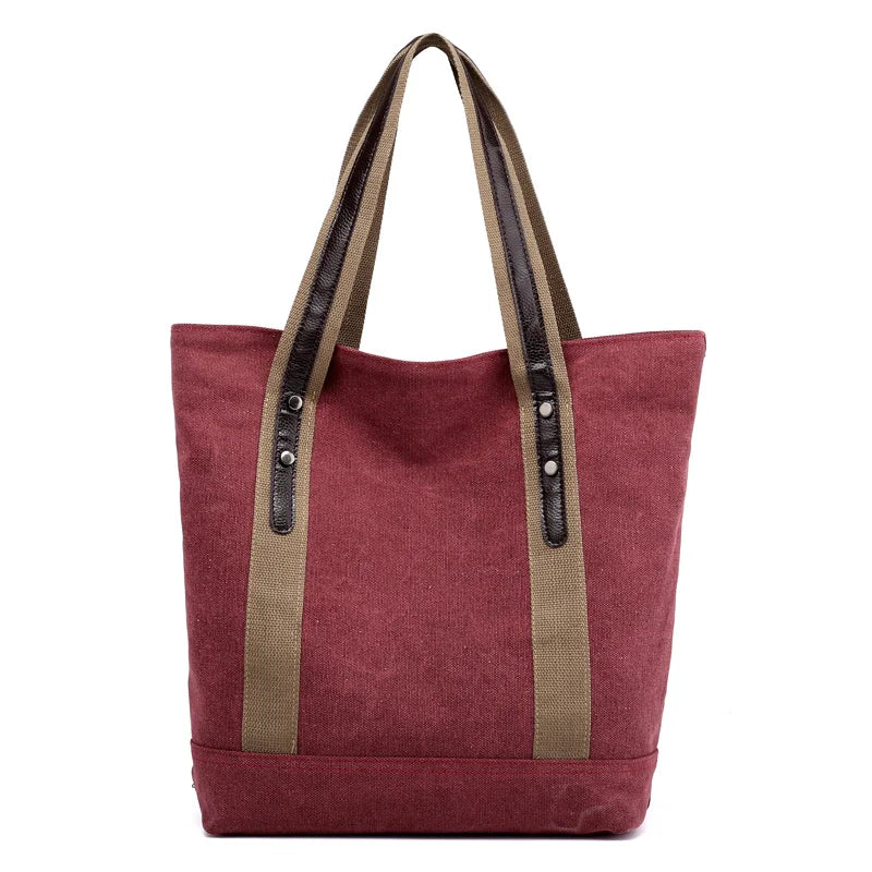 Canvas Handbags Large Capacity Tote Bags Shoulder Bags Ladies Hand Bags