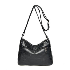 Vintage Shoulder Bags Soft PU Leather Hobos Crossbody Handbag