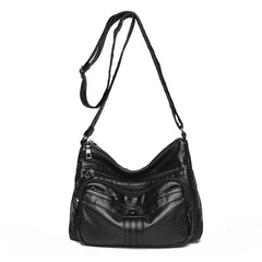 Vintage Shoulder Bags Soft PU Leather Hobos Crossbody Handbag