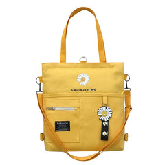 Canvas Crossbody Bag Shoulder Backpack Girls Women Student Tutorial Bags