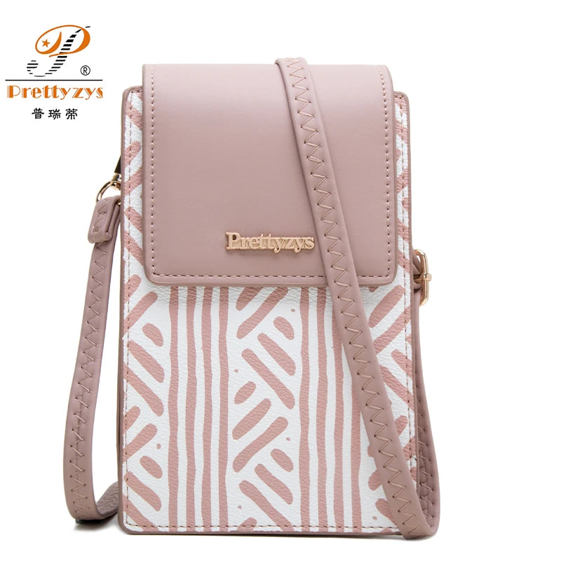 Women Soft Leather Wallets Phone Purse Crossbody Handbag