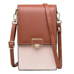 Soft Leather Wallets Cell Phone Purse Crossbody Strap Handbag