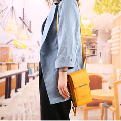Soft Leather Wallets Touch Screen Cell Phone Purse Handbag