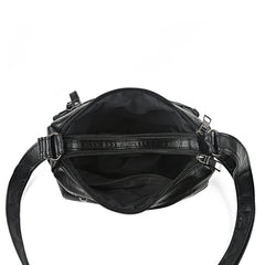 Women Messenger Bags PU Leather Shoulder Bag Gift for Middle Aged Female