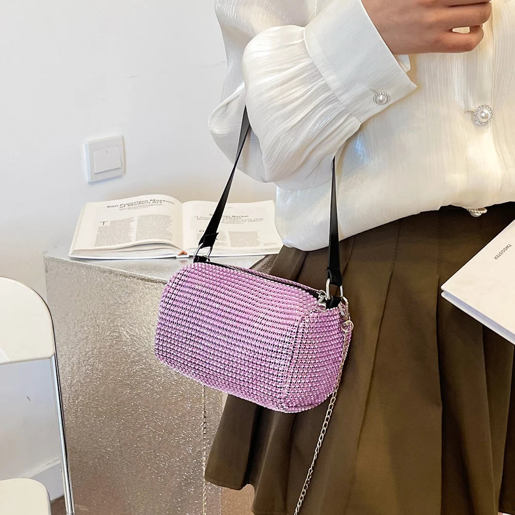 Bright Diamond Tote Bag, Crossbody Shoulder Handbag