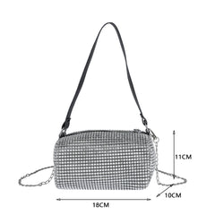 Bright Diamond Tote Bag, Crossbody Shoulder Handbag