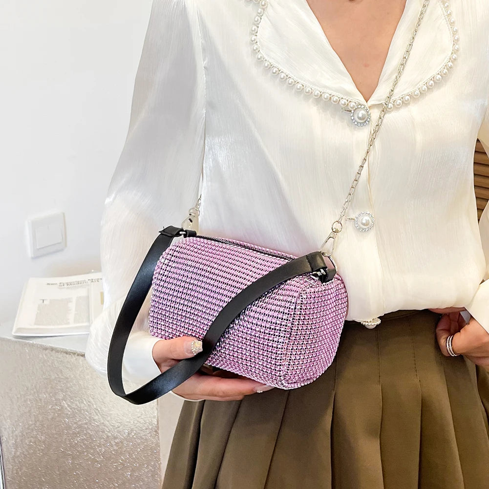 Bright Diamond Tote Bag, Crossbody Shoulder Handbag