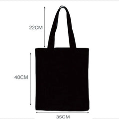 Butterfly Lightning Print Canvas Shopper Bag Harajuku Vintage Shoulder Handbag