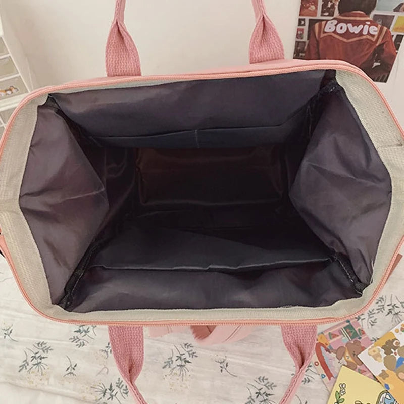 Women Candy Colors Backpacks Fancy High School Bags for Teenage Girl Travel