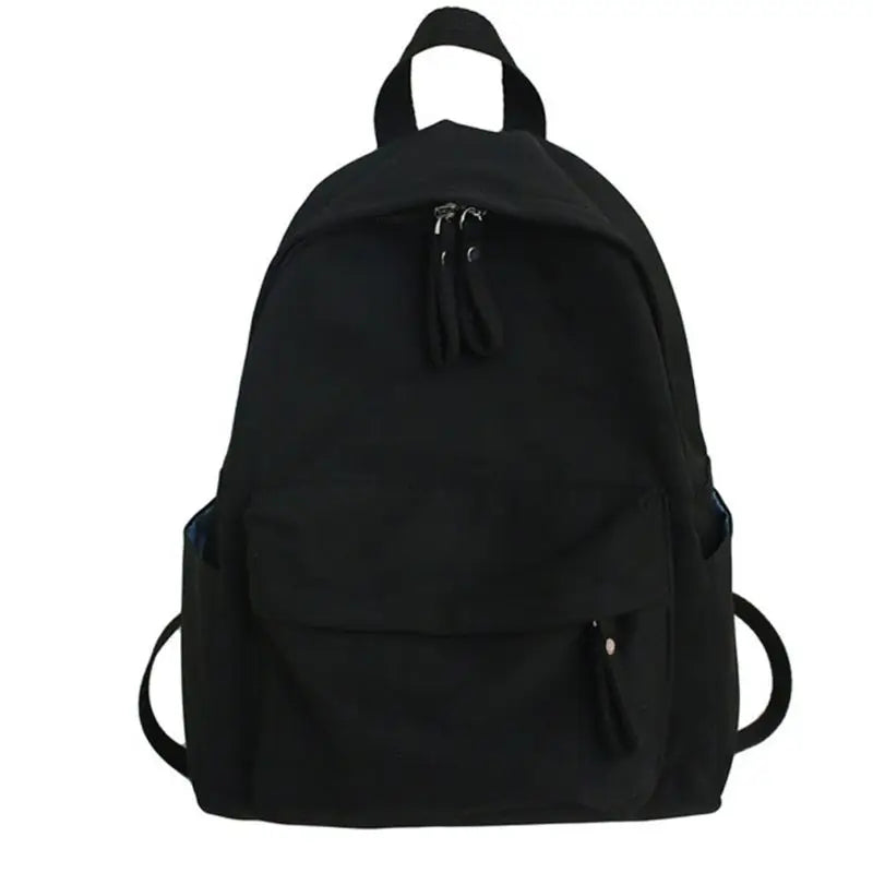 Women Canvas Backpack Large Capacity Daypack Travel Bookbag