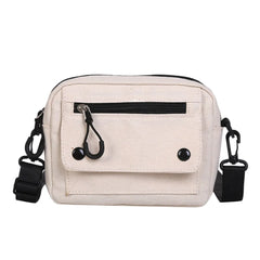 Women Canvas Flap Bag Casual Travel Mini Messenger Bag