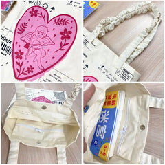 Women Canvas Shopping Bag Eco Handbag Tote Reusable
