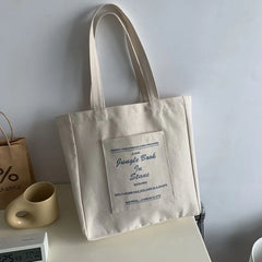 Jungle Book Canvas Shoulder Bag Women Casual Tote Large Capacity Shopping Beach