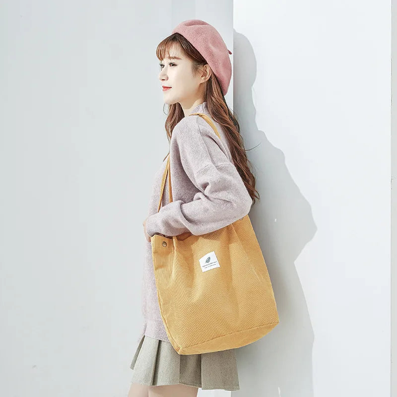 Women Canvas Shoulder Bag Book Lovers Tote London Daunt Books