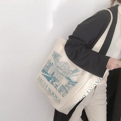 Canvas Shoulder Bag Daunt Books Large Tote For Girls
