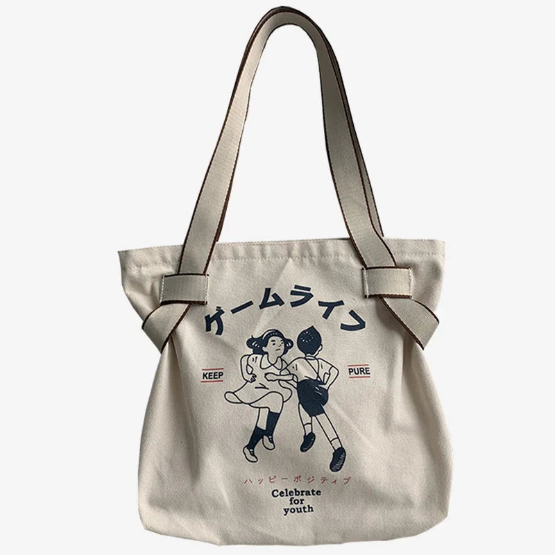 Vintage Canvas Messenger Bag Large Crossbody