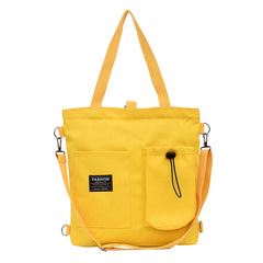 Women Canvas Shoulder Handbags Schoolbag Crossbody Bag Large Capacity