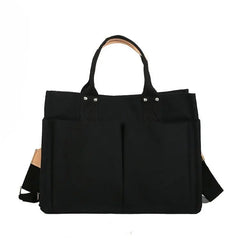 Women Canvas Tote Shoulder Bag Large Capacity Shopping Bag