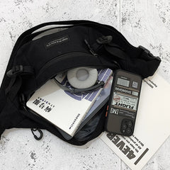 Canvas Waist Bag Unisex Casual Chest Bags Harajuku Outdoor Waist Packs