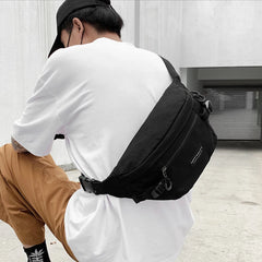 Canvas Waist Bag Unisex Casual Chest Bags Harajuku Outdoor Waist Packs